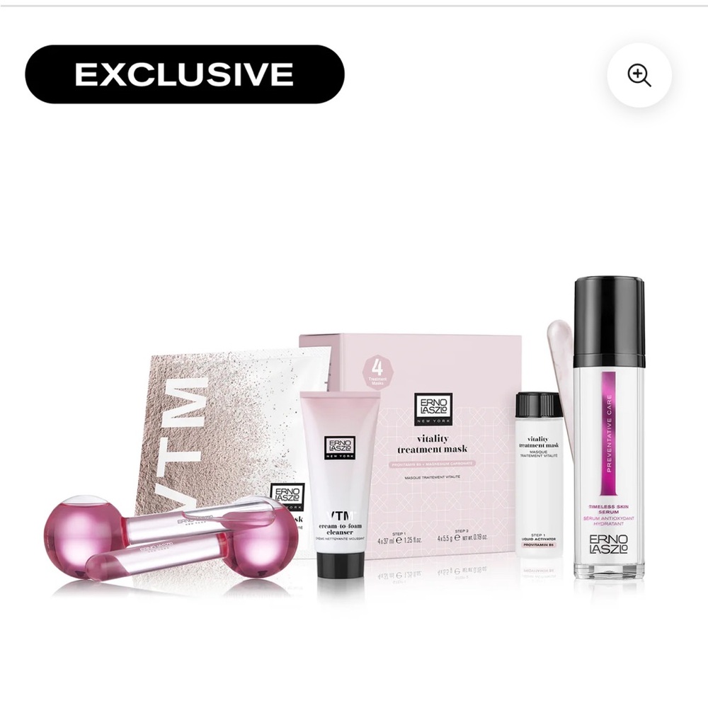 Erno Laszlo Vitality Treatment Mask, a two-step peel-off mask. NWT